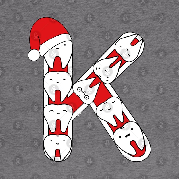 Letter K (Happimola Christmas Alphabet) by Happimola